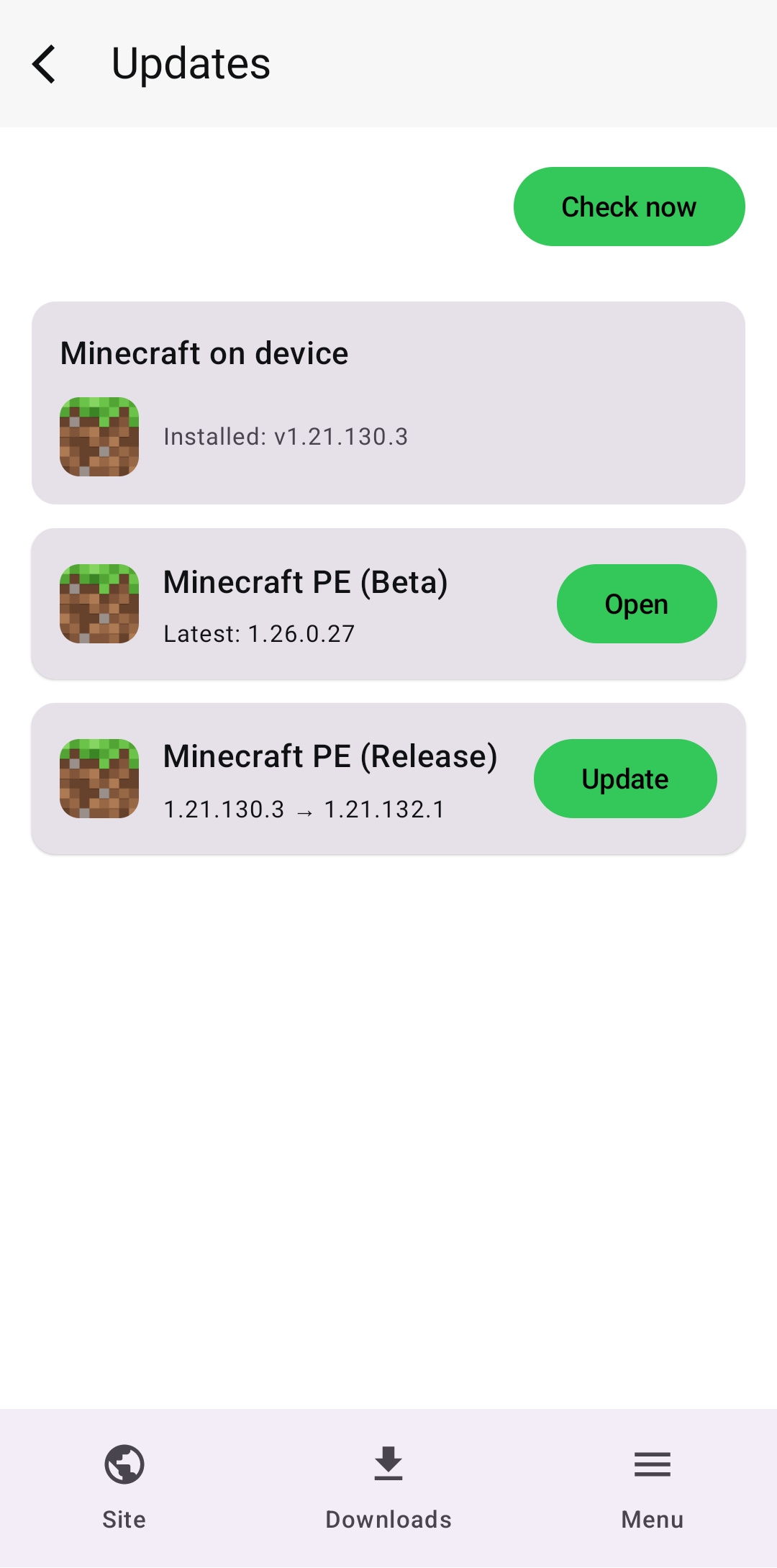 MCPELIFE APP — screenshot 1